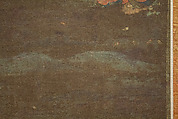 Descent and Return of Amida to Western Paradise with a Believer's Soul (Gōshō mandara), Hanging scroll; ink and color on silk, Japan
