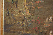 Descent and Return of Amida to Western Paradise with a Believer's Soul (Gōshō mandara), Hanging scroll; ink and color on silk, Japan