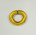 Earring, Gilt bronze, Japan