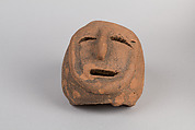 Masked Haniwa Figure, Earthenware, Japan