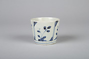 Soba cup, Porcelain with underglaze blue (Hizen ware), Japan