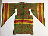 Robe, Silk, bast fiber, metal, Tibet