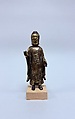 Standing Buddha, Gilt bronze, Korea