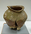 Storage jar, Stoneware with ash glaze (Echizen ware), Japan
