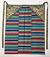 Apron, silk, metal, Tibet