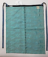 Apron, silk, metal, Tibet