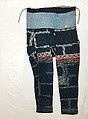 Fireman’s Jacket (Hikeshi-Banten) with Susanoo-no-mikoto Deity Scene, Quilted cotton with tube-drawn paste-resist dyeing (tsutsugaki) with hand-painted details, Japanese