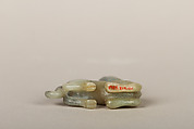 Fantastic animal with horn, Jade (nephrite), China