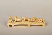 Scabbard Slide, Jade (nephrite), China