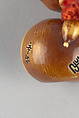 Netsuke of a Small Gourd on a Halved-Gourd, Anraku (Japanese), Ivory, Japan