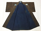 Raincoat, linen, silk, organic glaze, Japanese