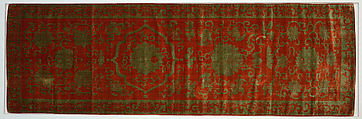 Chair strip with floral pattern, Silk cut velvet, China