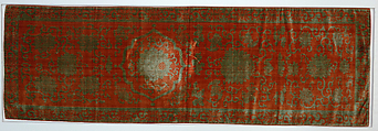Chair strip with floral pattern, Silk cut velvet, China