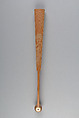 Bamboo, Chen Handi (Chinese, 1874–1929), Folding fan; ink and color on alum paper, China