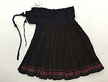 Ensemble, (a, b) cotton
(c) silk, cotton, China (Hmong)