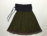 Ensemble, (a–c) cotton
(d) silk, cotton, China (Miao)