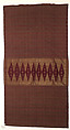 Sarong, silk, metallic thread, Malaysia (Malayan)