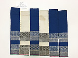 Ensemble, (a–c, e–i) cotton
(d) bast fiber, China (Miao)