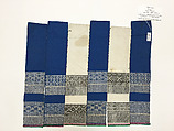 Ensemble, (a–c, e–i) cotton
(d) bast fiber, China (Miao)