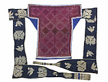 Ensemble, cotton, silk, China (Miao-Gejia)