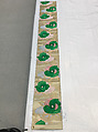 Obi, silk, metallic thread, Japanese