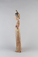 Standing Female Attendant, Wood with pigment, China