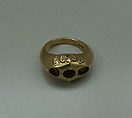 Ring with Lozenge-Shaped Bezel and O.J. Inscription, Gold, Indonesia (Java)