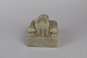 Seal, Grey jade, China