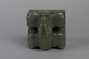 Seal, Gray green jade, China