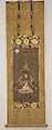Dakini, Hanging scroll; ink, color, and gold on hemp, Japan