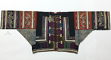 Ensemble, cotton, wool, brass, China (Yi)