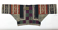 Ensemble, cotton, wool, brass, China (Yi)