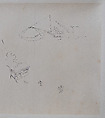 Landscape and Plant Studies, Xie Zhiliu (Chinese, 1910–1997), Drawing; ink on transparent paper, China