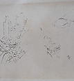 Landscape and Plant Studies, Xie Zhiliu (Chinese, 1910–1997), Drawing; ink on transparent paper, China