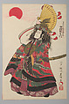 Nakamura Utaemon III as Taira no Kiyomori, Utagawa Toyokuni I  Japanese, Woodblock print with metallic pigment and lacquer details, Japan