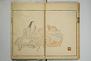 Picture Album by Ōson (Hōitsu) (Ōson fuga), Sakai Hōitsu 酒井抱一 (Japanese, 1761–1828), Woodblock printed book; ink and color on paper, Japan