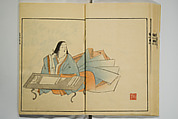 Ōson (Hōitsu) Picture Album (Ōson gafu), Sakai Hōitsu 酒井抱一 (Japanese, 1761–1828), Woodblock printed book; ink and color on paper, Japan