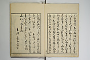 Picture Album Transmitting the Spirit: The Hokusai Drawing Style (Denshin gafu Hokusai gashiki), Katsushika Hokusai 葛飾北斎 (Japanese, Tokyo (Edo) 1760–1849 Tokyo (Edo)), Set of three woodblock printed books; ink on paper, Japan