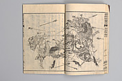 Illustrated “Anthology of Tang-Dynasty Poems” in Five-Syllable Lines (Tōshisen ehon gogon ritsu hairitsu) 画本唐詩選五言律排律, Katsushika Hokusai 葛飾北斎 (Japanese, Tokyo (Edo) 1760–1849 Tokyo (Edo)), Format: 5 volumes, fukurotoji (pouch binding); chūbon, Japan