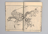 Illustrated “Anthology of Tang-Dynasty Poems” in Five-Syllable Lines (Tōshisen ehon gogon ritsu hairitsu) 画本唐詩選五言律排律, Katsushika Hokusai 葛飾北斎 (Japanese, Tokyo (Edo) 1760–1849 Tokyo (Edo)), Format: 5 volumes, fukurotoji (pouch binding); chūbon, Japan