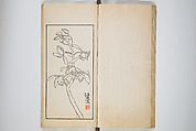 An Album of the Collection Belonging to Kochōshusai (The Courtesy Name of the Given Collector) (Kochōshusai shozō gassatsu) 蝴蜨秋斎所蔵畫冊, Unidentified artists Japanese, Set of two woodblock printed books bound as one volume; ink on paper, Japan