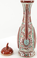 Ewer with peacock and peonies, Porcelain painted in overglaze polychrome enamels and gold (Jingdezhen ware), China