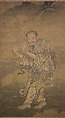The Daoist Immortal Han Xiangzi, Liu Jun  Chinese, Framed hanging scroll; ink and color on silk, China