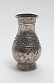 Vessel with dragon frieze, Silver, China