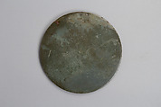 Mirror with Incised Design of Buddha Triad, Bronze, Korea