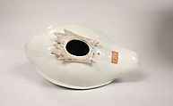 Censer In Form of a Goose, Pure white porcelain (Hirado ware), Japan