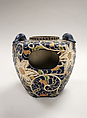 Clove boiler, Rakutozan Japanese, Faience decorated in enamels (Kyoto ware), Japan