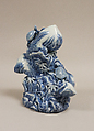 Alcove ornament, White porcelain decorated with blue under the glaze, Japan