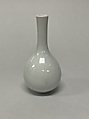 Bottle vase, Porcelain with light blue glaze (Jingdezhen ware), China