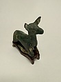 Yoke ornament in the shape of a deer, Bronze, China